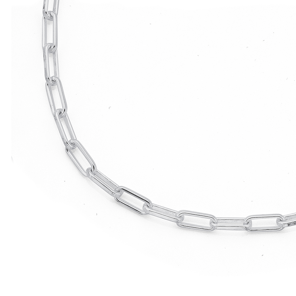 Paper Clip Necklace | Fast Delivery Crafted by Silvery UK.